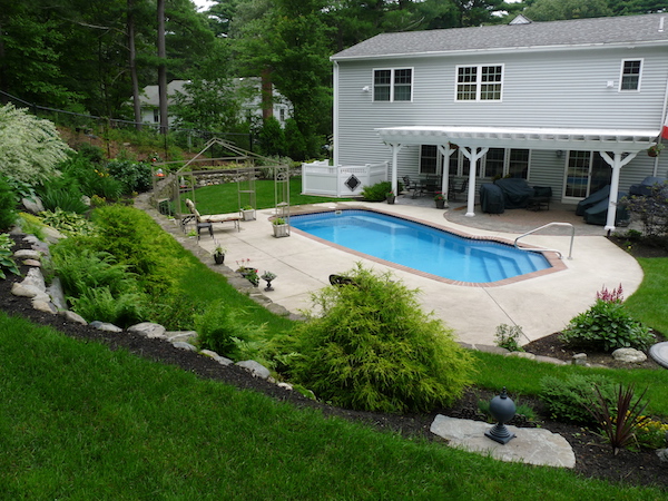 Backyard pool