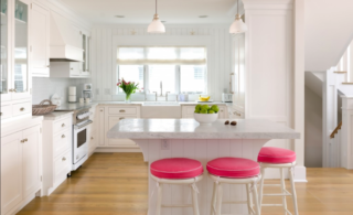 Remodeled white kitchen