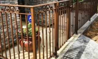 wrought iron railing