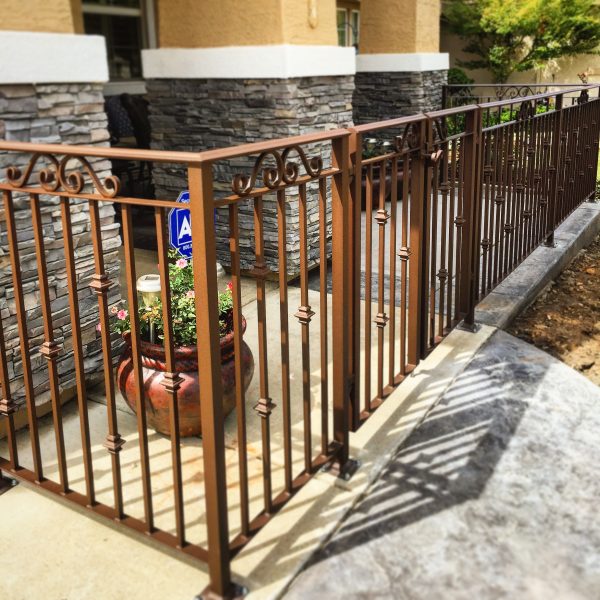 wrought iron railing