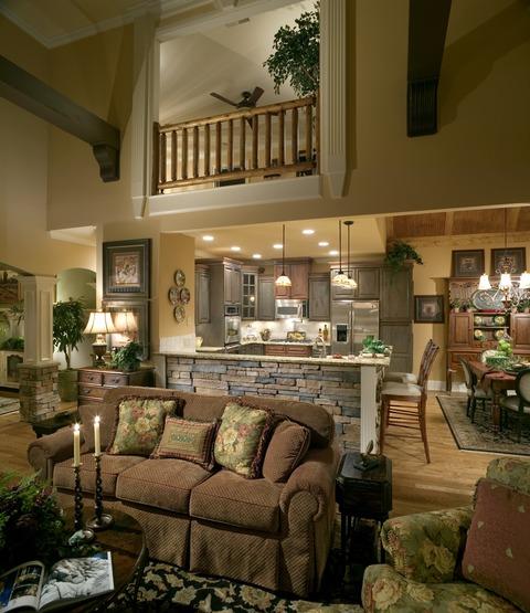 Old-fashioned home interior