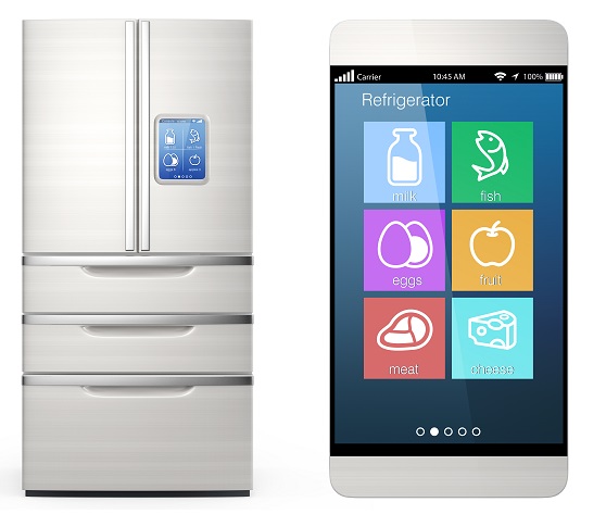 smart fridge that creates a shopping list