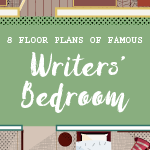 famous writers bedroom icon