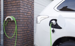 Electric vehicle home charging station