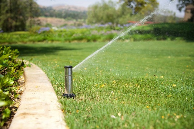 Water saving irrigation system.