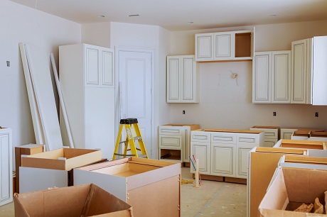 Full kitchen remodel in progress.