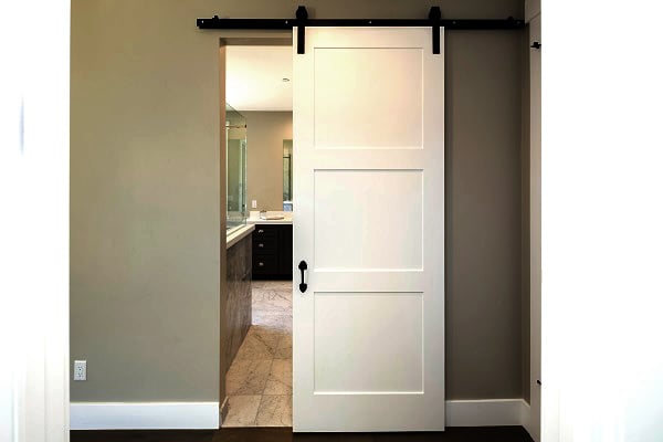 Barn Door series. Modern sliding door.