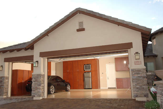 View of Garage and Interior