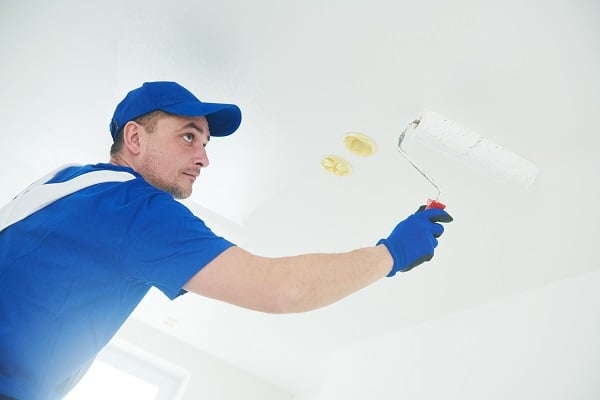 painting stains from a ceiling