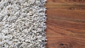 carpet going over hardwood