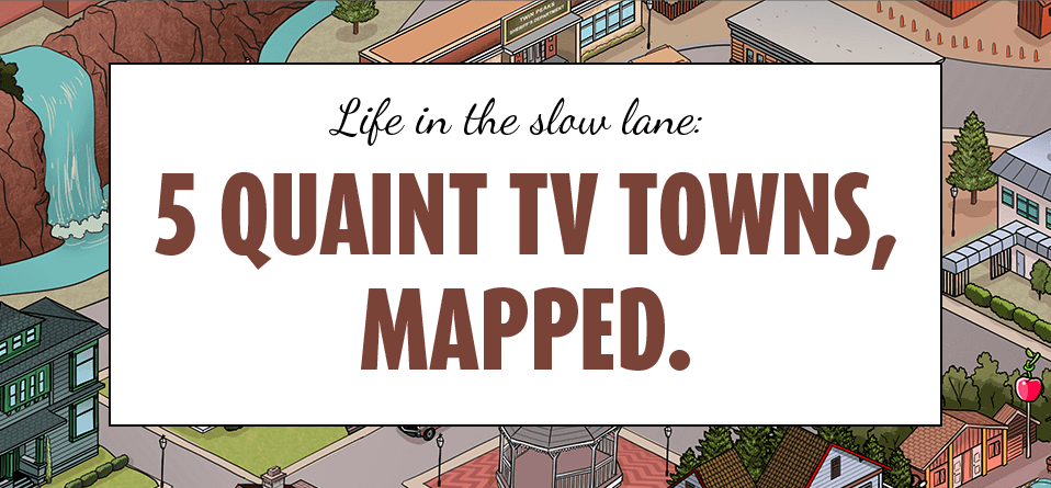 life in the slow lane. tv towns, mapped