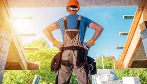 home builder on site