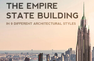 Re-imagining the empire state building in different styles