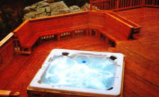 Deck Hot Tub