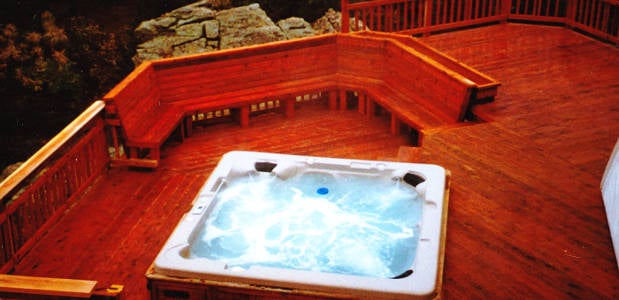 Deck Hot Tub
