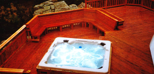 Deck Hot Tub