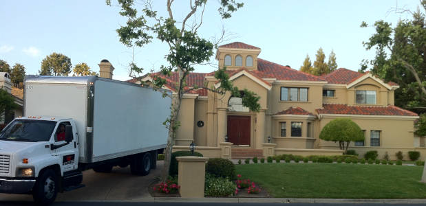 Moving Truck at House