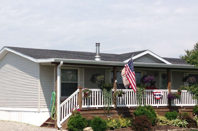 Modular Home with Porch