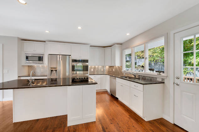 Remodeled White Kitchen