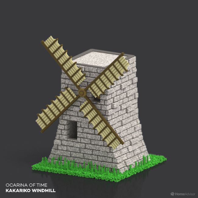 Ocarina Of Time Kakariko Windmill