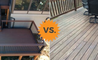 composite deck vs wood deck