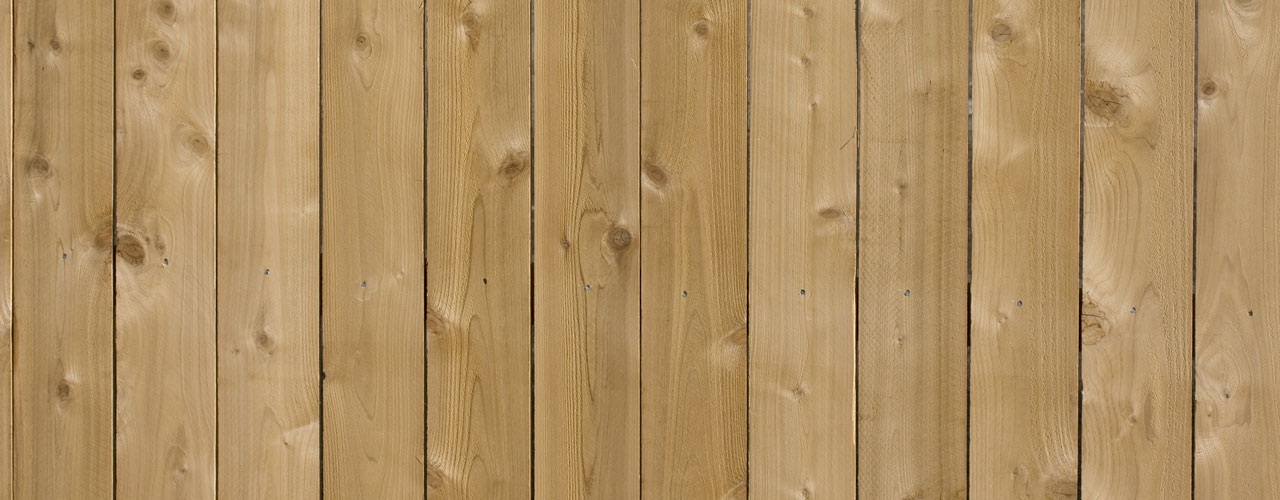 Cedar wood fence