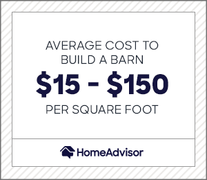 2021 Cost To Build A Barn Horse Hog Hay Barn Prices Homeadvisor