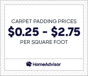 2020 Carpet Padding Prices Carpet Pad Cost Per Sq Ft Homeadvisor