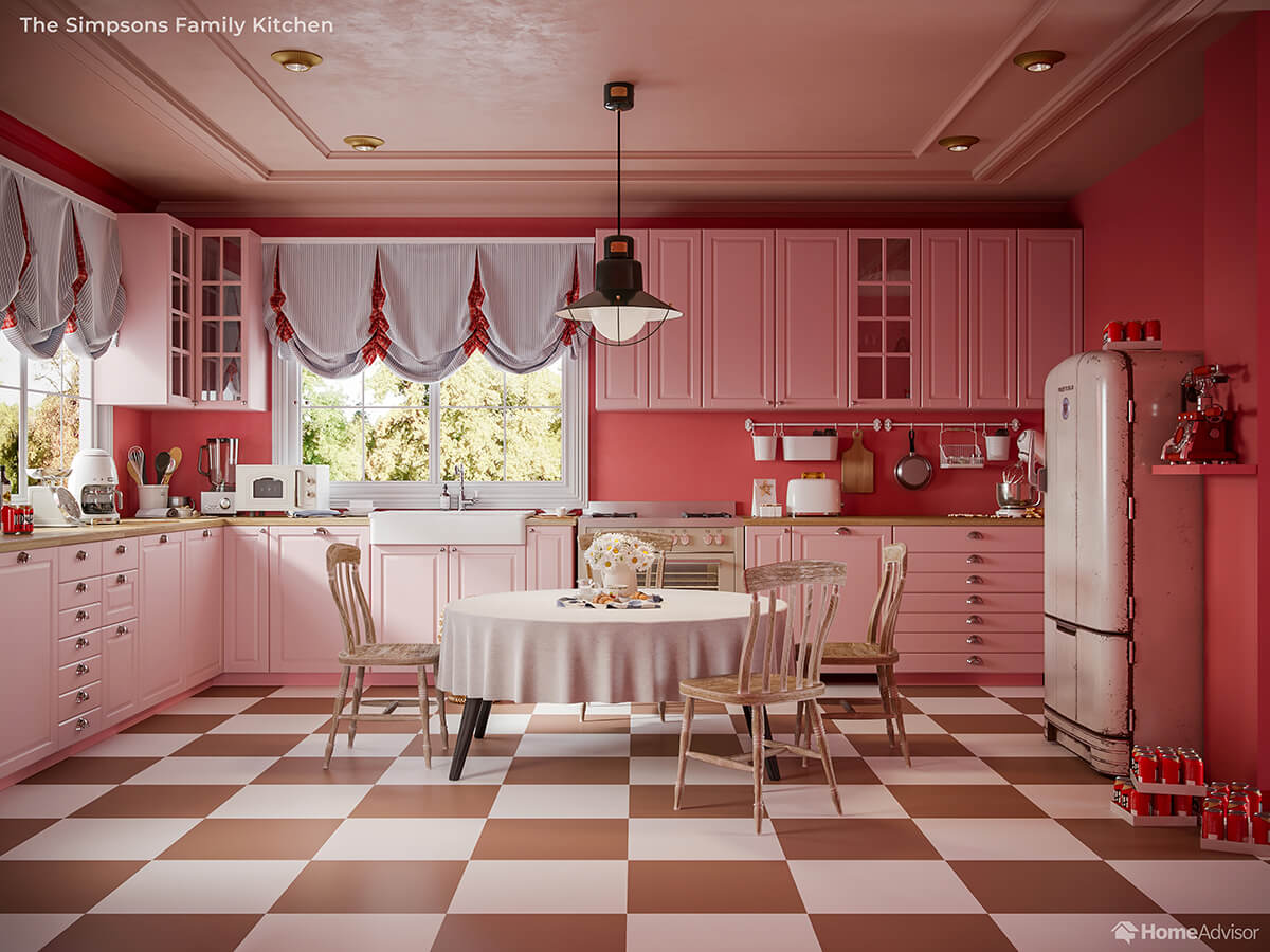 If Wes Anderson Designed The Simpsons Kitchen