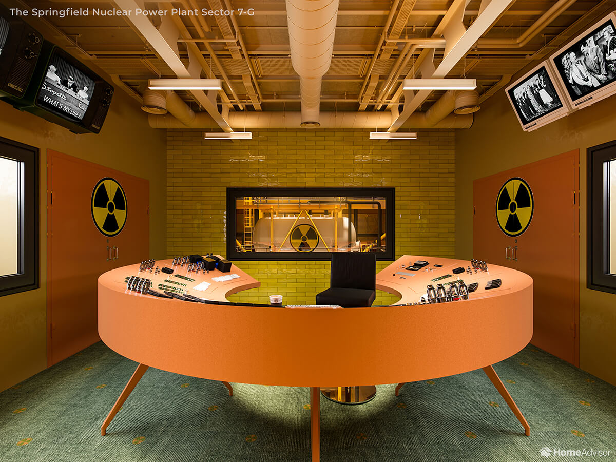 If Wes Anderson Designed The Simpsons Nuclear Power Plant