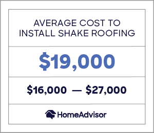 2020 Cedar Shake Roof Costs Replace Wood Shake Shingles Homeadvisor