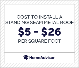 cost to install a standing seam metal roof