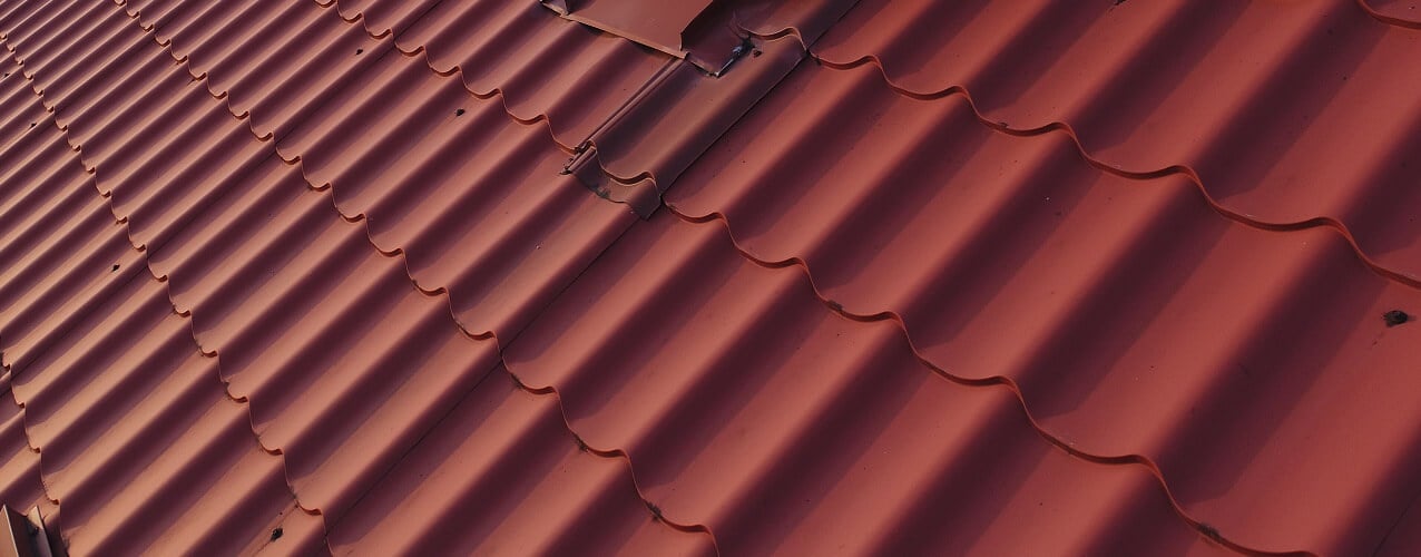 red metal roof