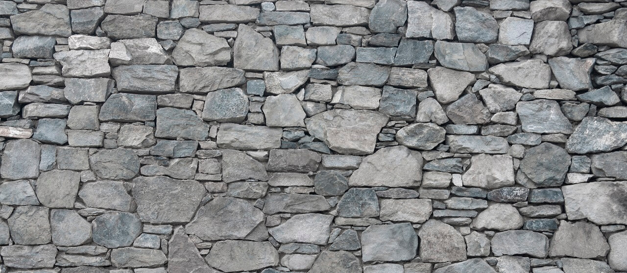 close-up of rock and boulder wall