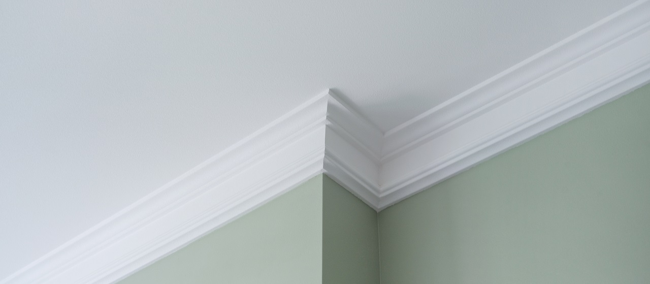 close-up of crown molding