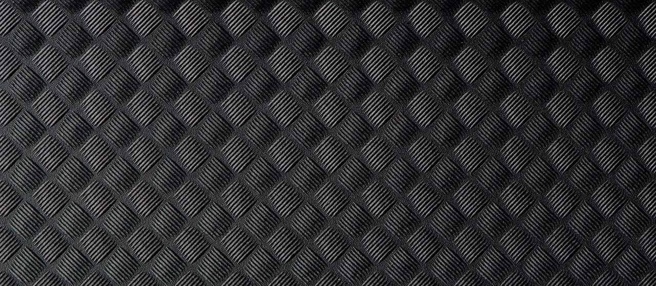 close-up of rubber matting