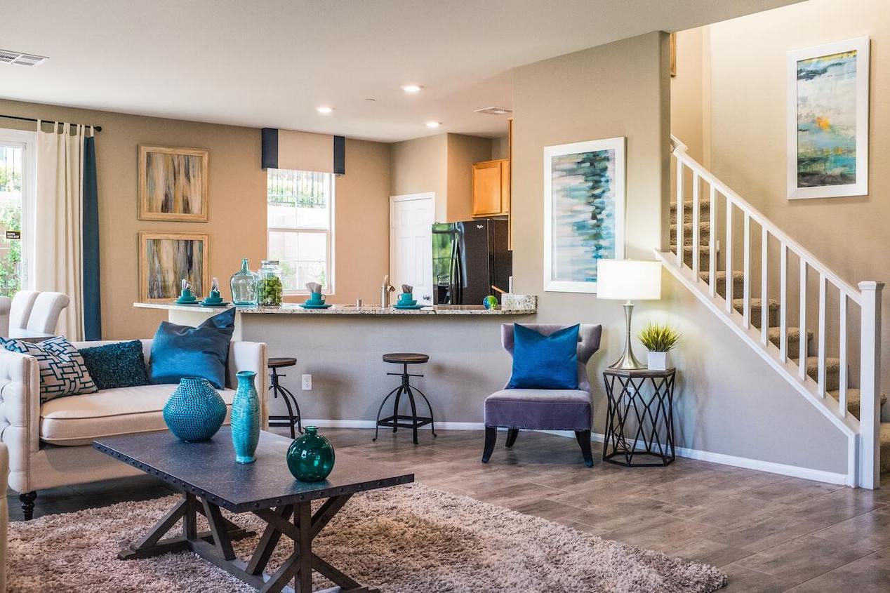 home with open floor plan