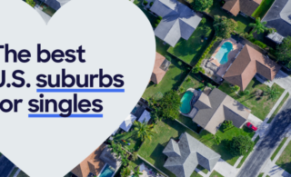 Title graphic for The Best Suburbs for Singles in the U.S.