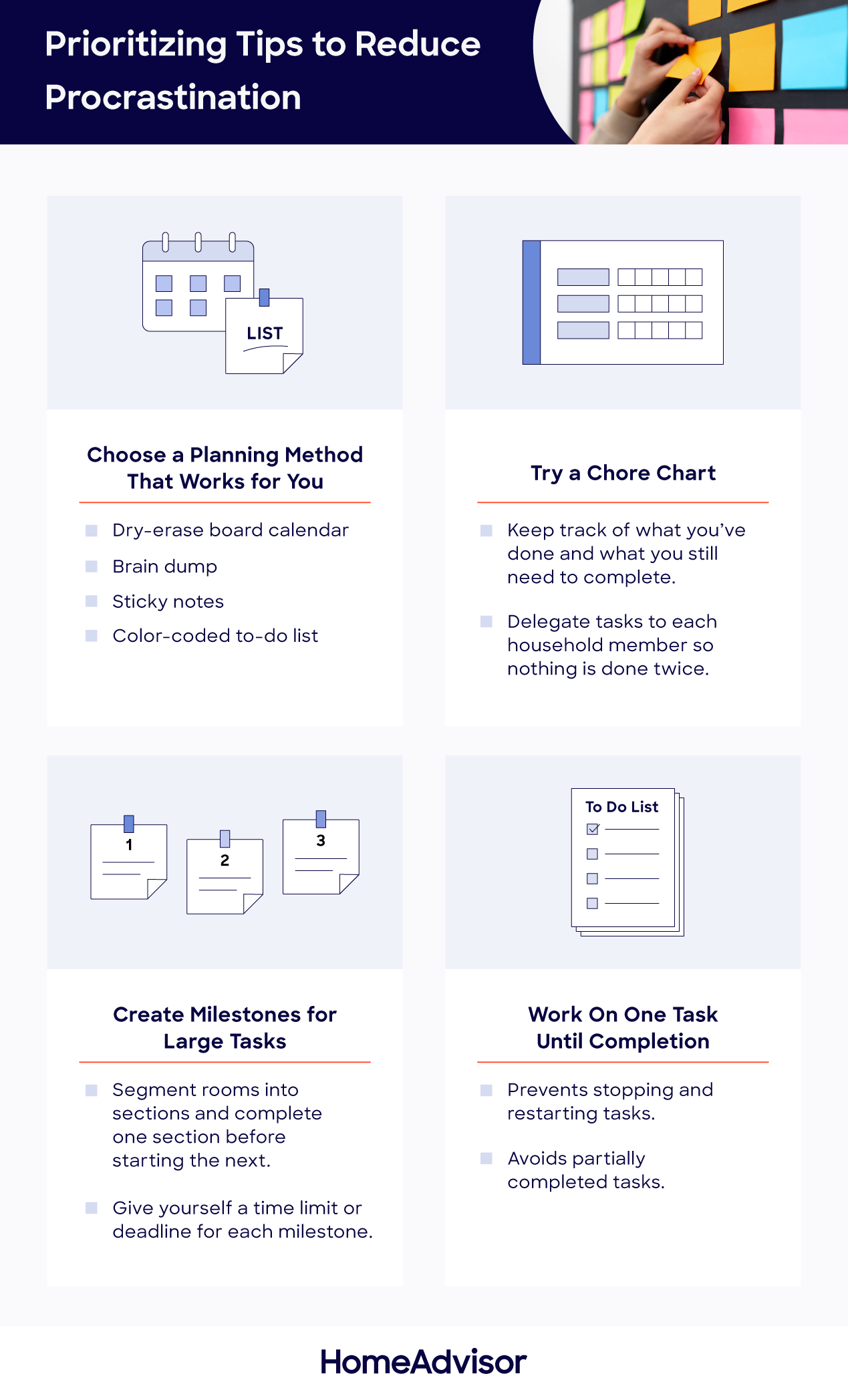 prioritizing tips to reduce procrastination